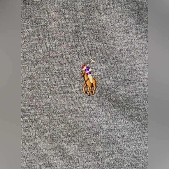 Women’s sleeveless cut off gray Ralph Lauren Polo crop top‎ size large - Picture 6 of 10